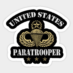 United States Paratrooper Airborne Veterans Day Gift Sticker